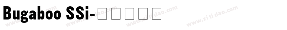 Bugaboo SSi字体转换